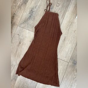 ASTR the label brown knit dress